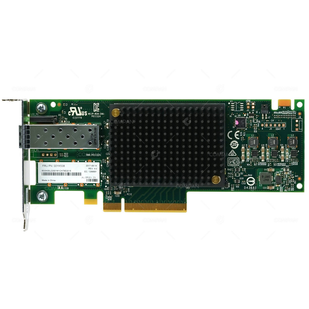00YK538 LP / LENOVO LPE32000-M2-L 32GB SFP+ PCIE FC ADAPTER FOR THINKSYSTEM
