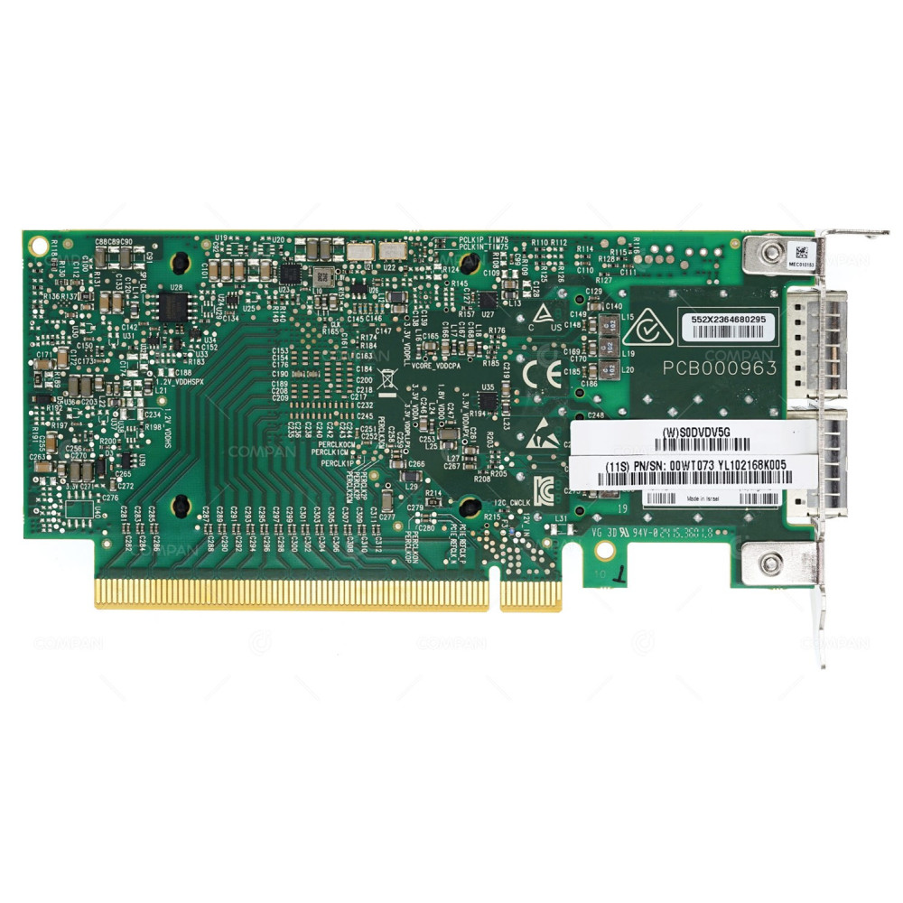 2CEA LP IBM 2 PORT 100GB QSFP28 EDR INFINIBAND ADAPTER FOR PSERIES POWER8 00WT073, 00WT075, EC3F, FC EC3E