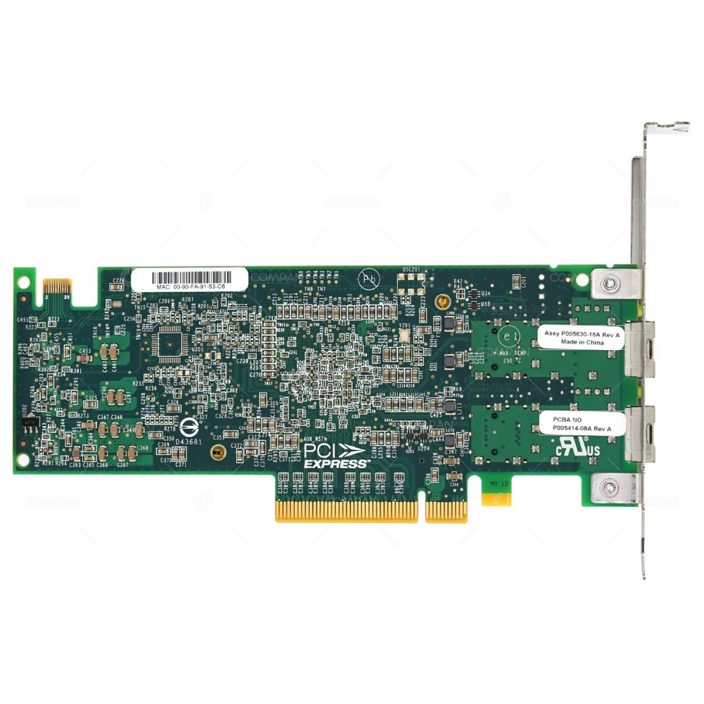 5287 IBM EMULEX OCE11102 DUAL PORT SFP+ 10GB FC PCI-E ADAPTER FOR PSERIES POWER8 00RX882