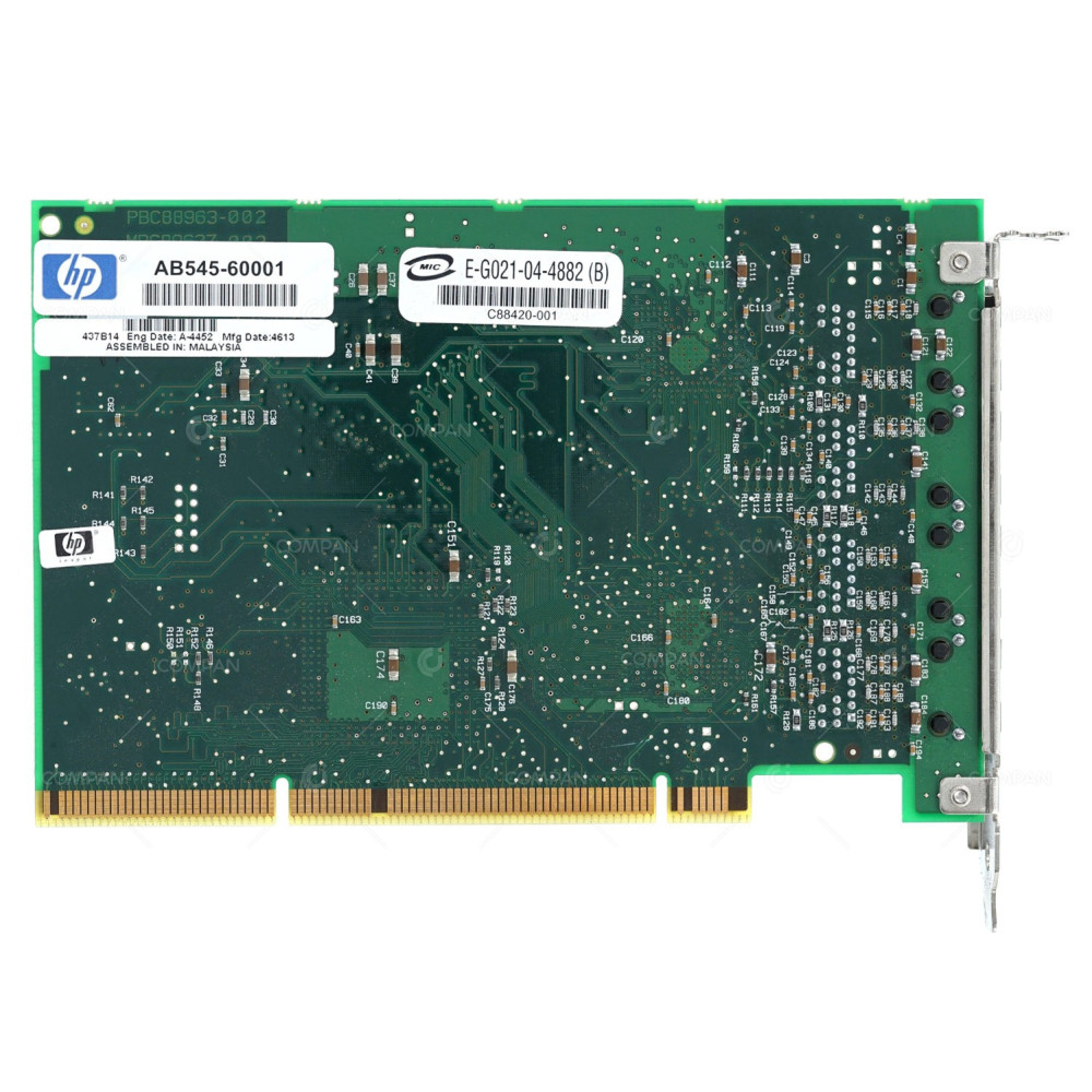 AB545-60001 HP 4 PORT 1GB BASE-T PCI-X ADAPTER FOR RP3440 A37B14, A-4452