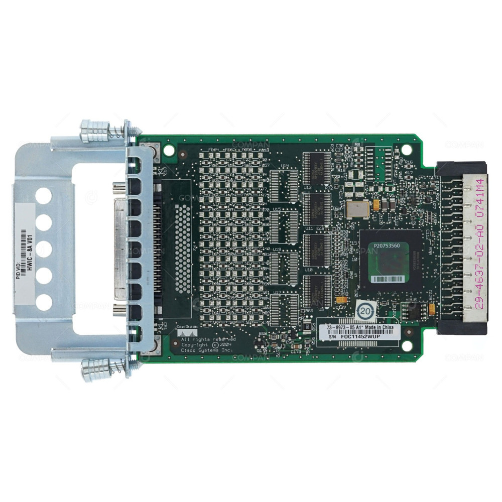 HWIC-8A CISCO 8 PORT ASYNCHRONOUS HIGH SPEED WAN INTERFACE CARD HWIC-8A V01, 800-23793-01, 127042