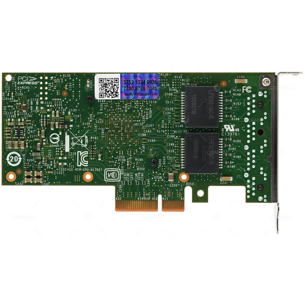 I350-T4 LP INTEL I350-T4 QUAD PORT GIGABIT ETHERNET PCI-E ADAPTER LOW PROFILE