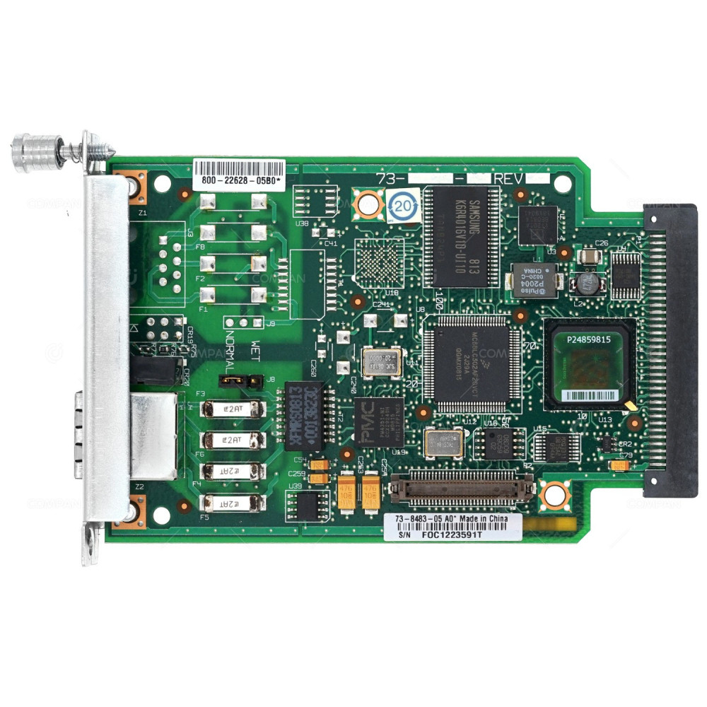 VWIC2-1MFT-T1-E1 CISCO SINGLE PORT T1/E1 2ND GEN MULTIFLEX TRUNK VOICE WAM INTERFACE CARD 800-22628-05B0, 73-8483-05
