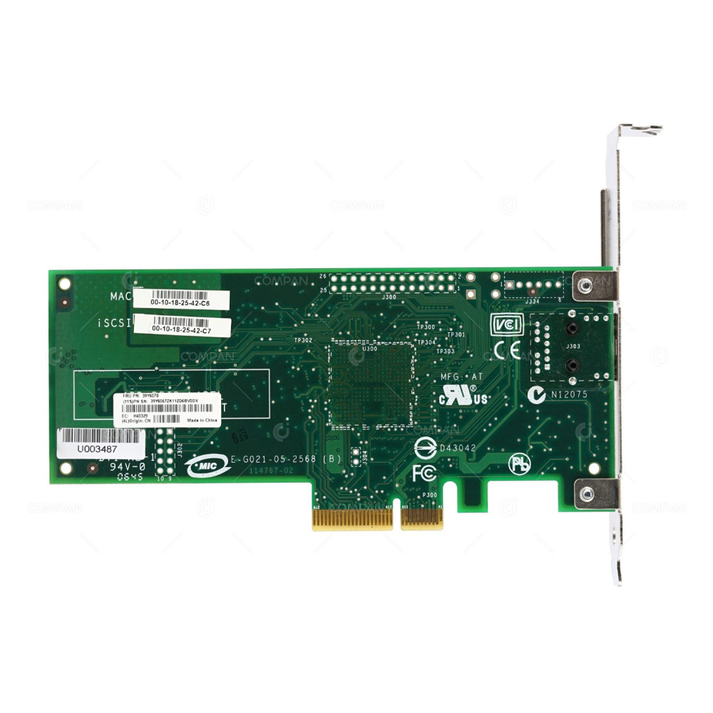 39Y6070  IBM NETXTREME II 1000 EXPRES ETHERNET SINGLE PORT ADAPTER