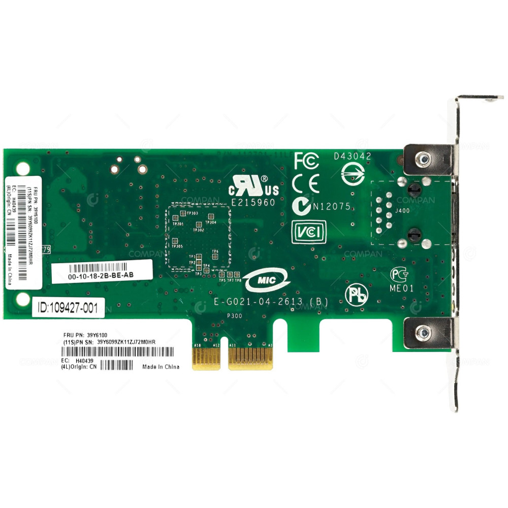 39Y6100 LP  IBM NETXTREME 1000 XPRESS G ETHNET SINGLE PORT ADAPTER LOW PROFILE