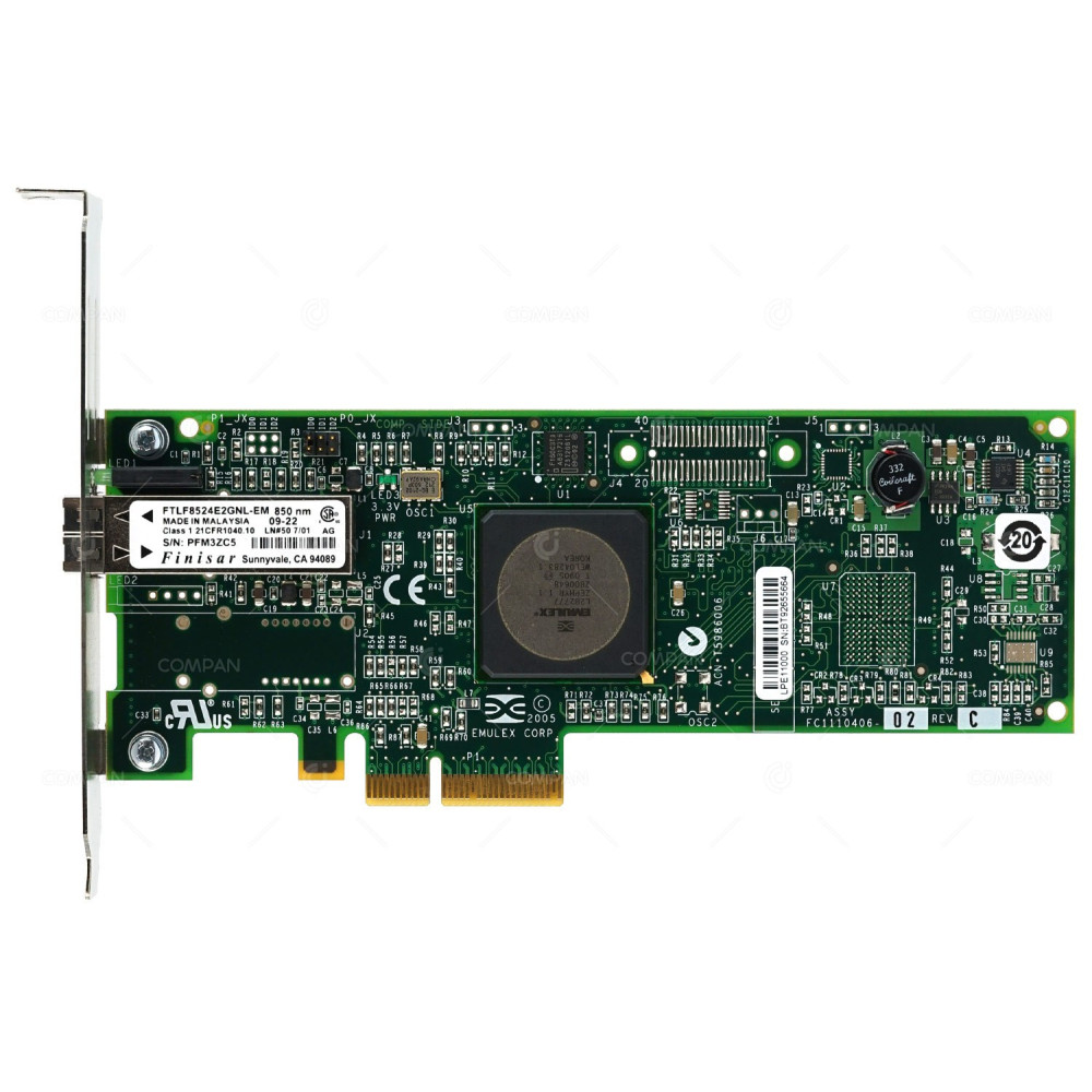 43W7510  IBM EMULEX LPE11000 SINGLE PORT 4GB FC ADAPTER