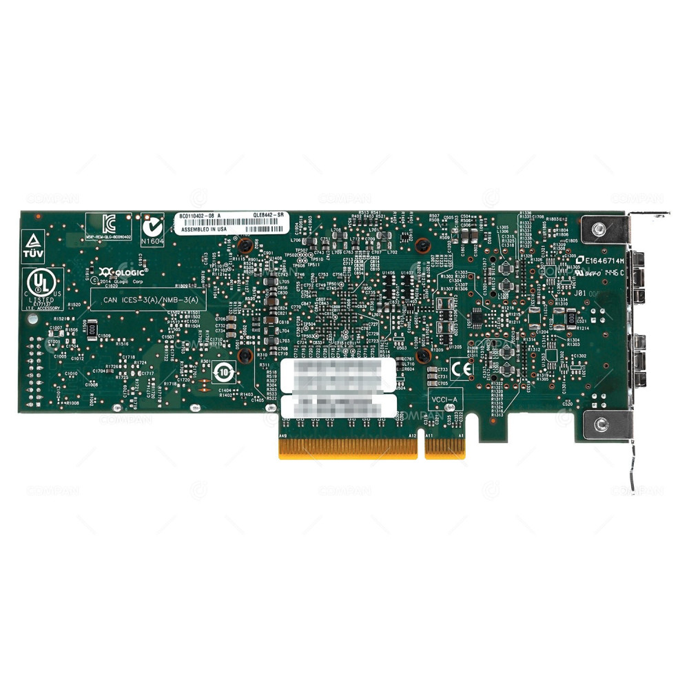 QLE8442-SR LP  QLOGIC QLE8442-SR DUAL PORT 10GB OPTICS SR PCIE 3.0 X8 ETHERNET NETWORK ADAPTER LOW PROFILE