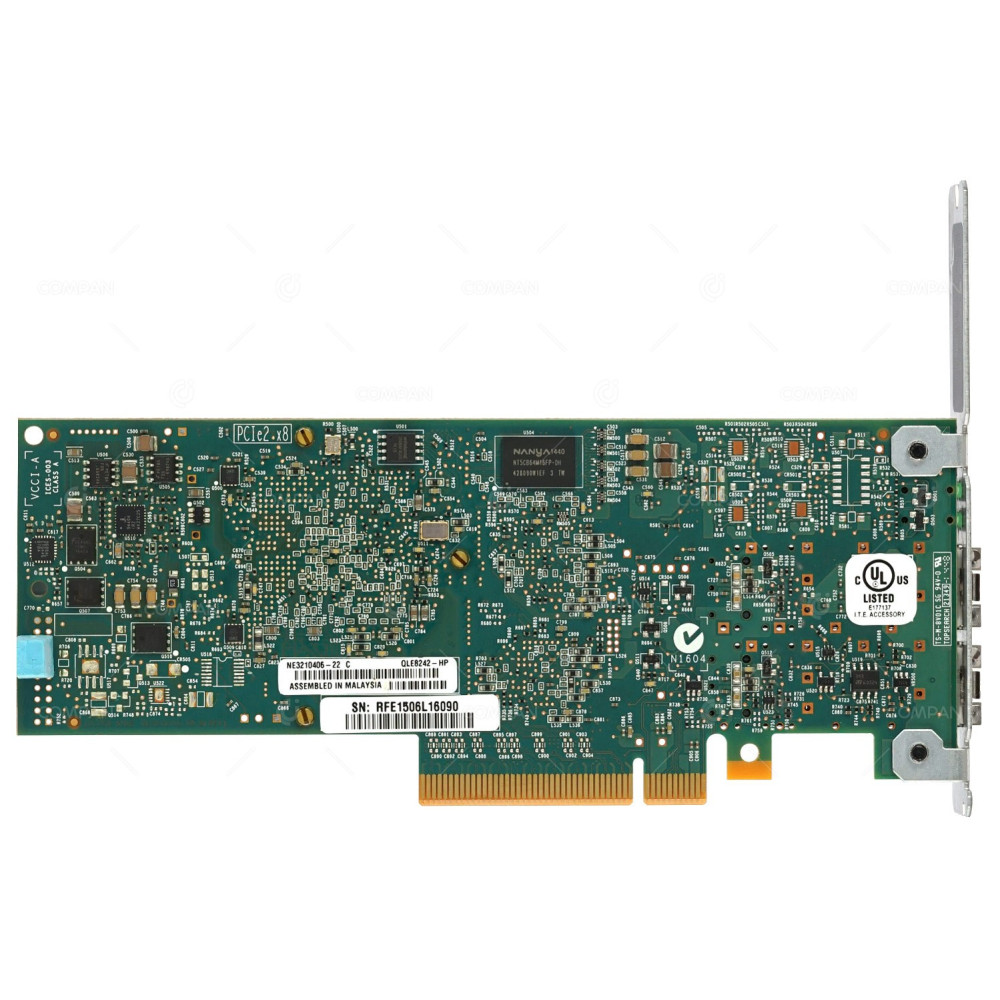 QR487A  HP QLE8242 dual PORT 10G iSCSI/FCoE ADAPTER FOR 3PAR STORESERV 7000