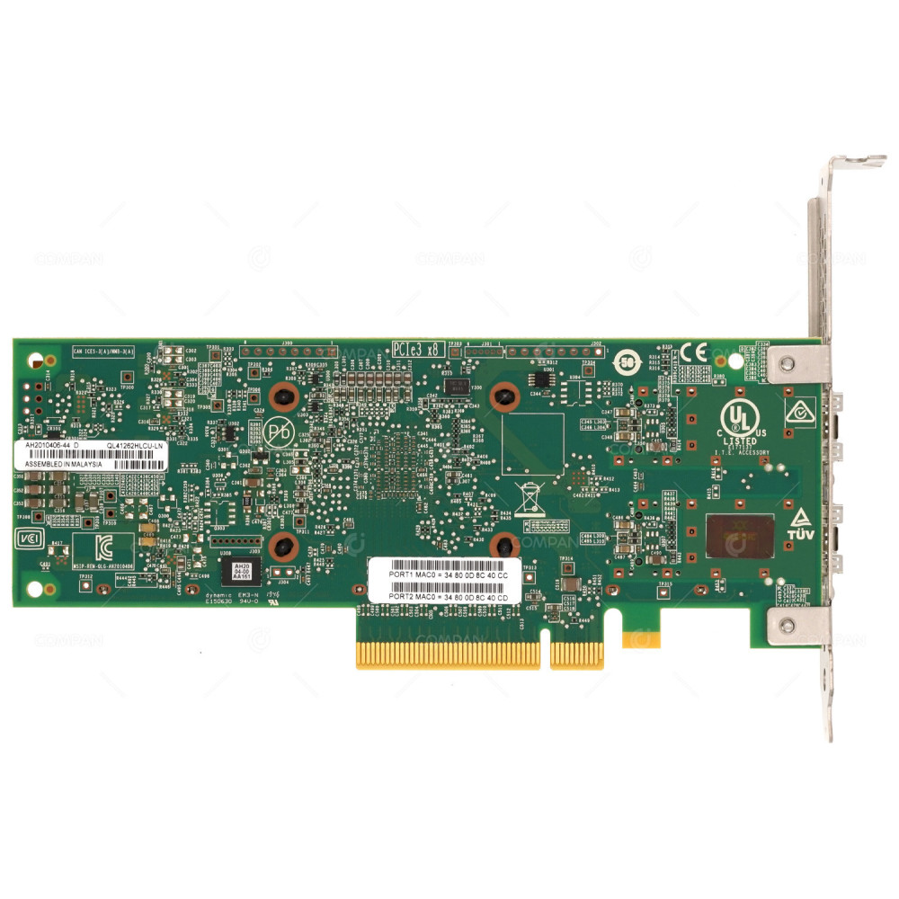 01KR587 LENOVO DUAL PORT 10/25GB QL41262 SFP28 PCIE ADAPTER