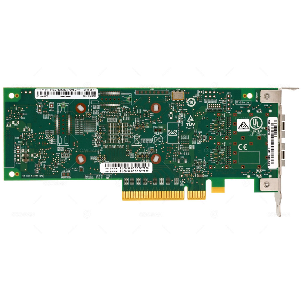 01KR586 LP  IBM QLE2692 DUAL PORT 16GB ADAPTER LOW PROFILE