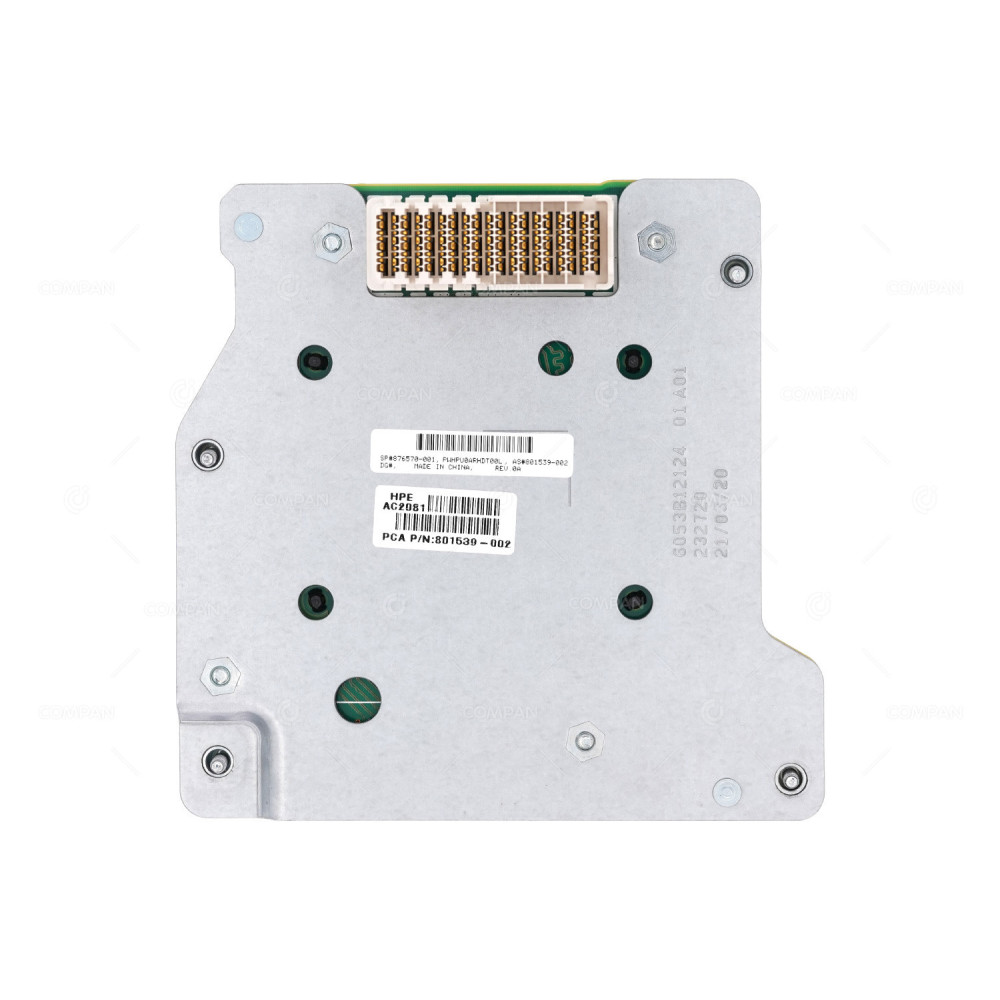 876570-001  HPE MEZZANINE PCIE PASS THRU MODULE FOR SYNERGY 480 G10 GPU EXPANSION