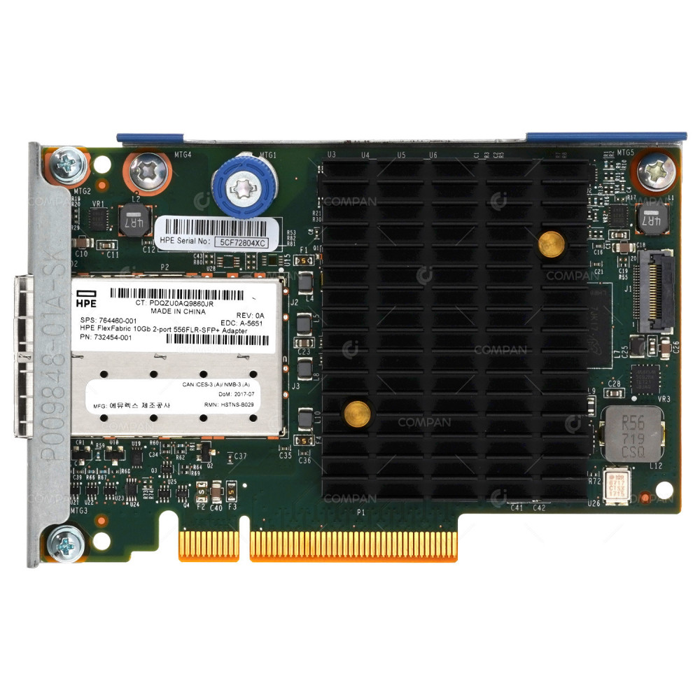764460-001 HP FLEXFABRIC 10GB DUAL PORT 556FLR-SFP+ ADAPTER FOR DL380 G9