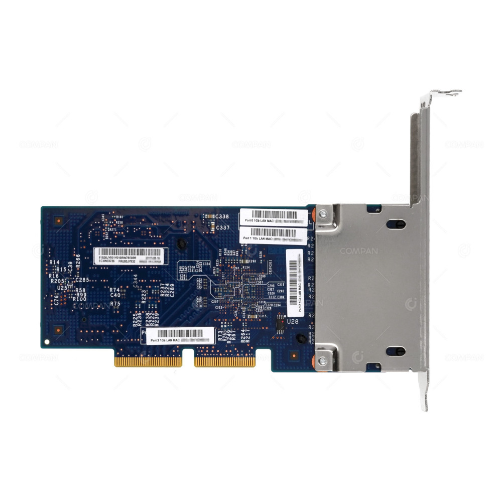 00JY932 IBM LENOVO I350-T4 QUAD PORT 1GB PCI-E ETHERNET ADAPTER I350-T4, 00YJ9331