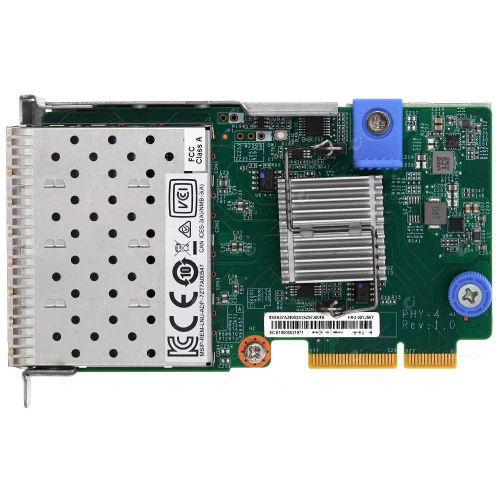 00YJ567 IBM QUAD PORT 10GB SFP+ LOM ADAPER FOR THINKSYSTEM SR570 7A28052S
