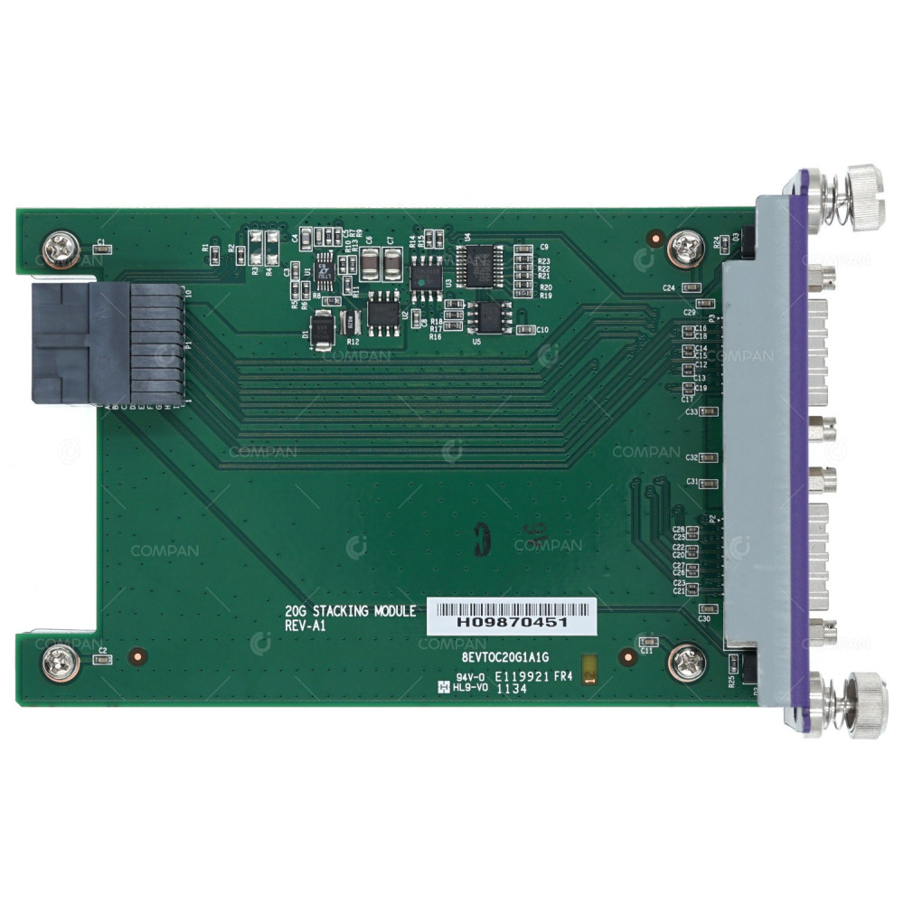 16419 EXTREME NETWORKS DUAL PORT 20G STACKING MODULE FOR X460-24P X460-48P X460-48T 800384-00-01