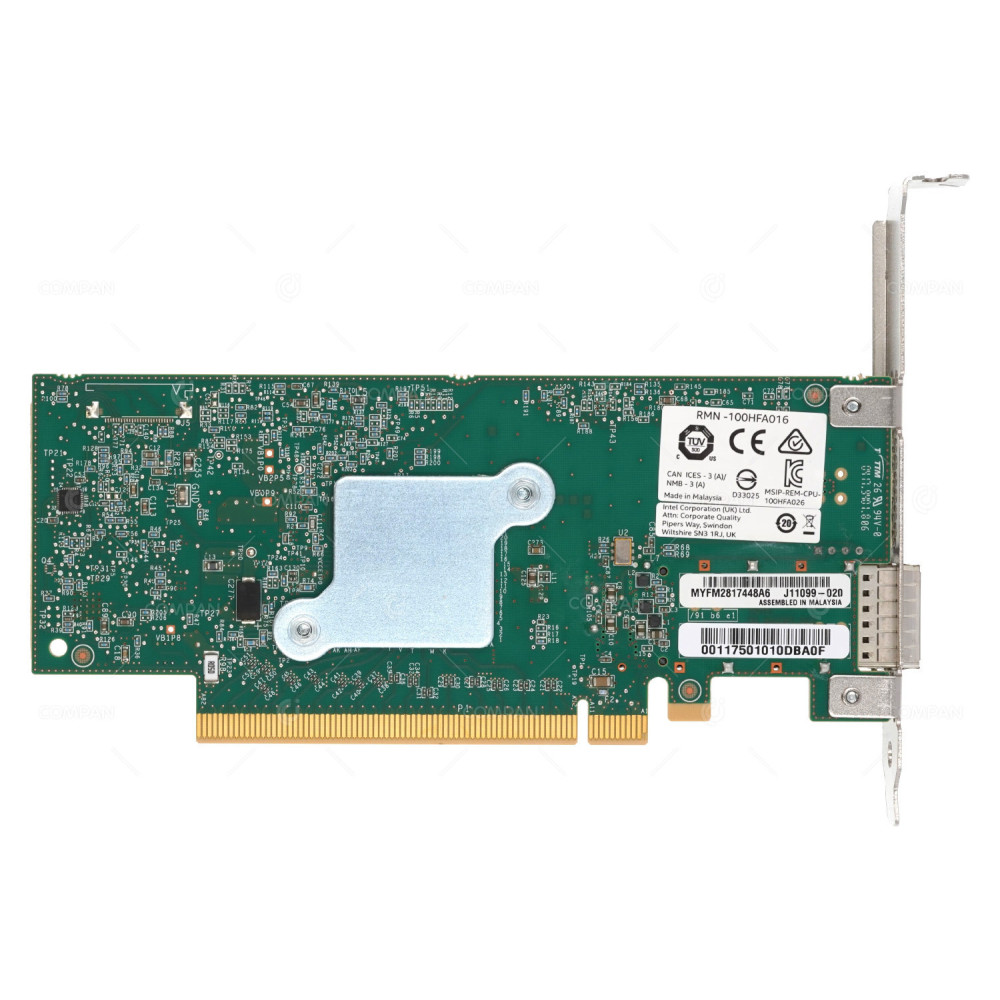 1VCRR DELL 100HFA016 SINGLE PORT 100GB QSFP28 PCI-E X16 HFA OPA 01VCRR, RMN-100HFA016, J1199-020