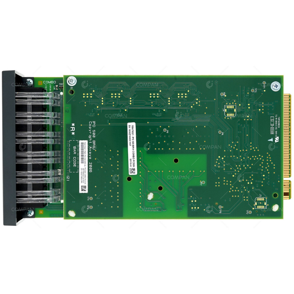 700476021 AVAYA IP OFFICE 500 COMBINATION CARD WITH 2 BRI TRUNK INTERFACES 6 PORT DIGITAL STATION 2 PHONE PORTS FOR  IP500 V2 M116-6