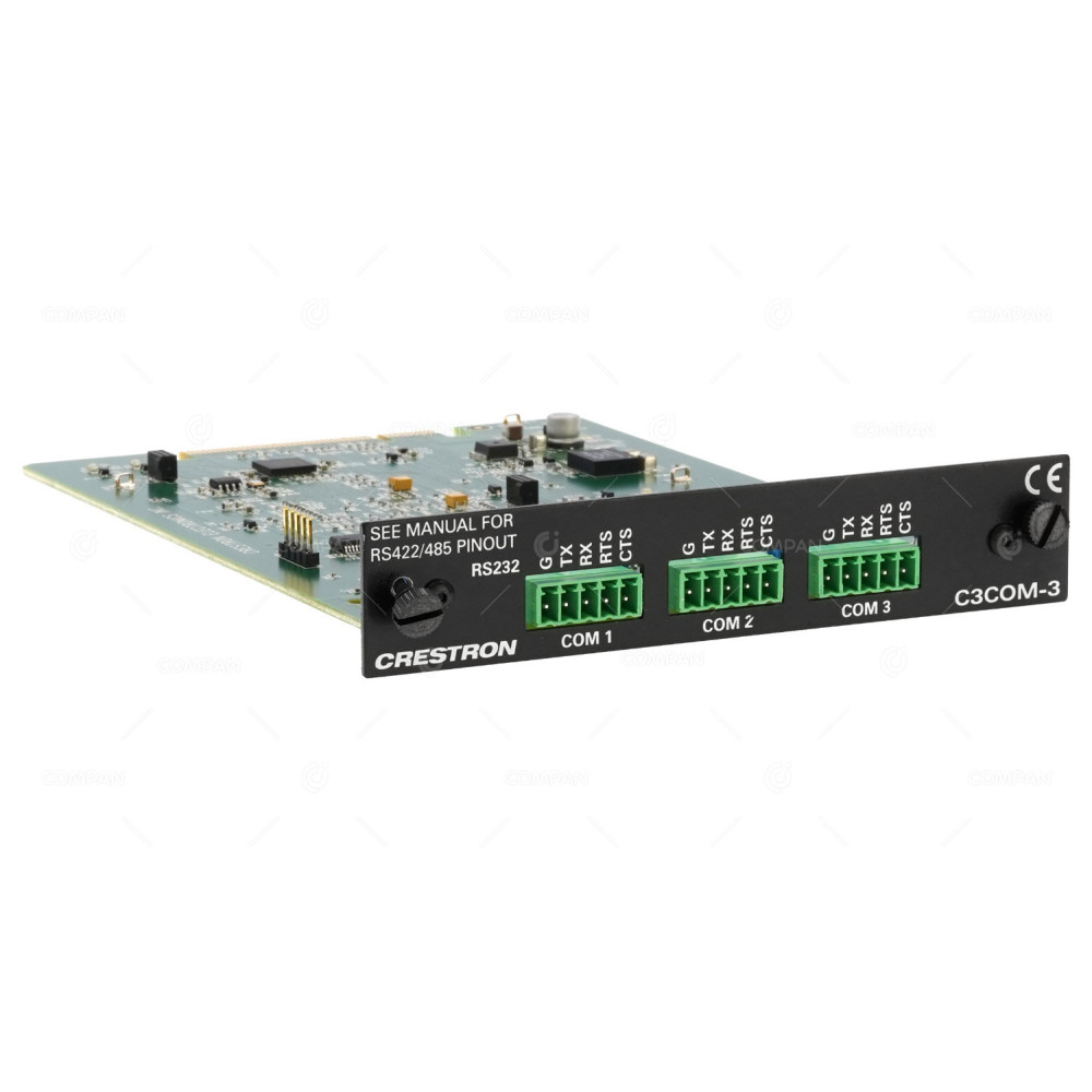 C3COM-3 CRESTRON C3COM-3 3-SERIES CONTROL CARD 3 COM PORTS 6505639