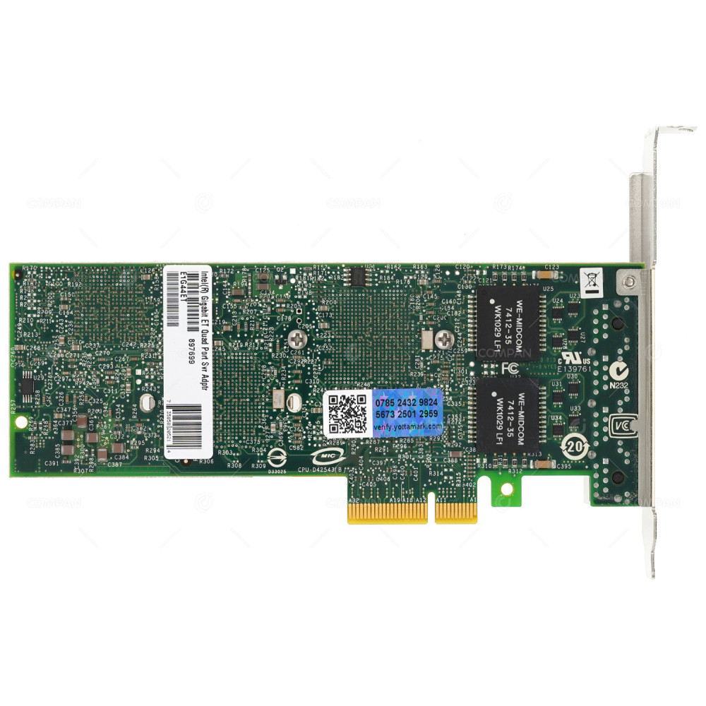 E64750-004 INTEL QUAD PORT GIGABIT NETWORK PCI-E ADAPTER E1G44ET
