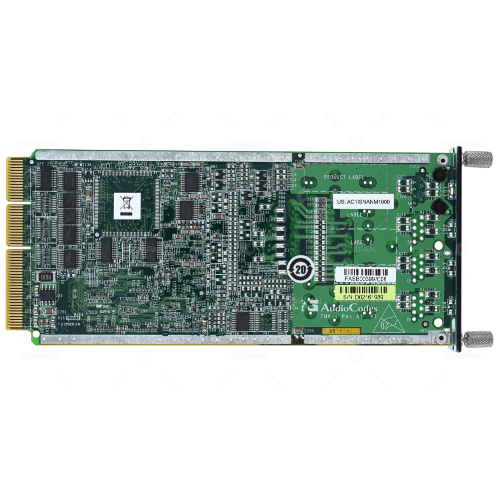 FASB00399 AUDIOCODES SINGLE PORT TRUNK MODULE FOR MEDIANT 1000 -
