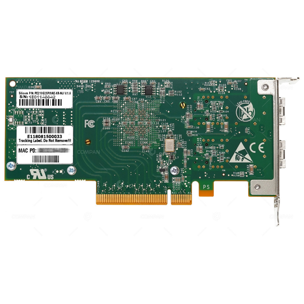 PE210G2SPI9AE-XR-NU LP SILICOM DUAL PORT 10GB SFP+ PCI-E ADAPTER LOW PROFILE -