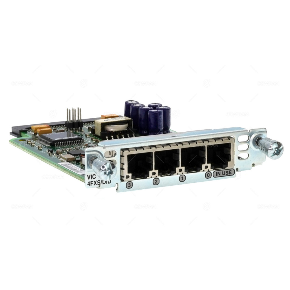 VIC-4FXS-DD CISCO 4 PORT FXS DID VOICE INTERFACE CARD FOR 2811 ROUTER VIC-4FXS/DD