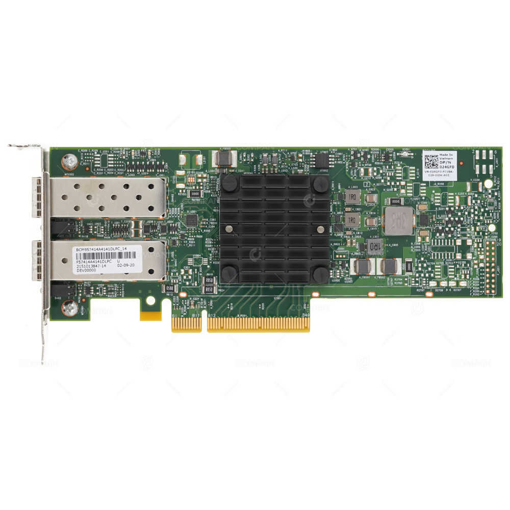 24GFD LP  DELL DUAL PORT 10/25G SFP28 PCI-E NETWORK ADAPTER