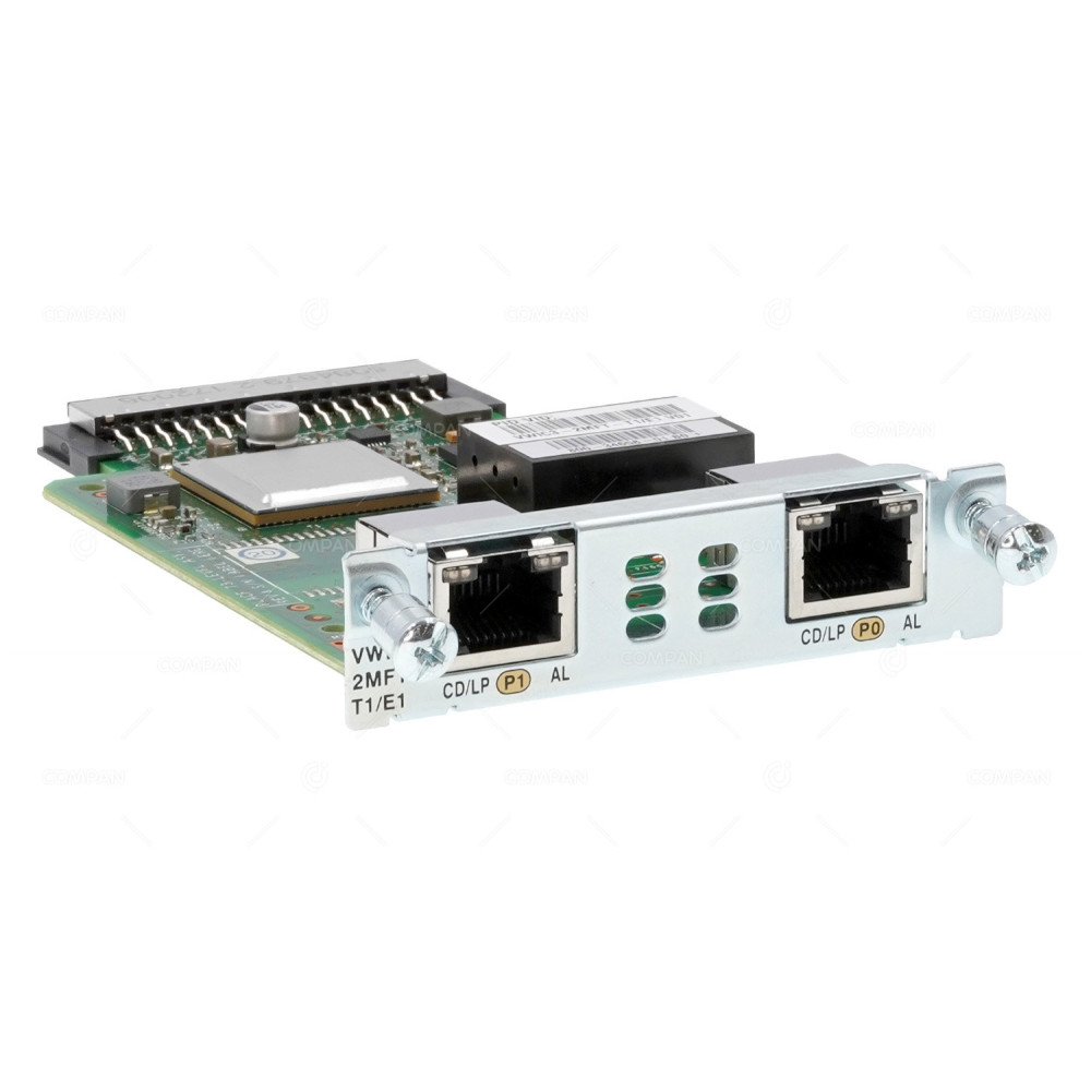 VWIC3-2MFT-T1-E1 CISCO DUAL PORT 1GB RJ-45 MULTIFLEX TRUNK CARD FOR CISCO 2901