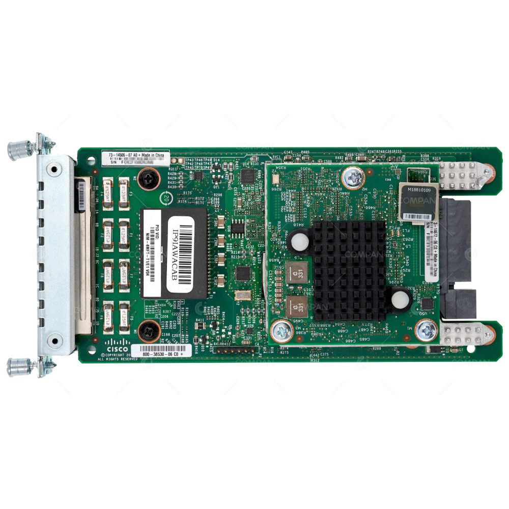 NIM-4MFT-T1-E1 CISCO 4-PORT 1GB RJ-45 MULTIFLEX MODULE