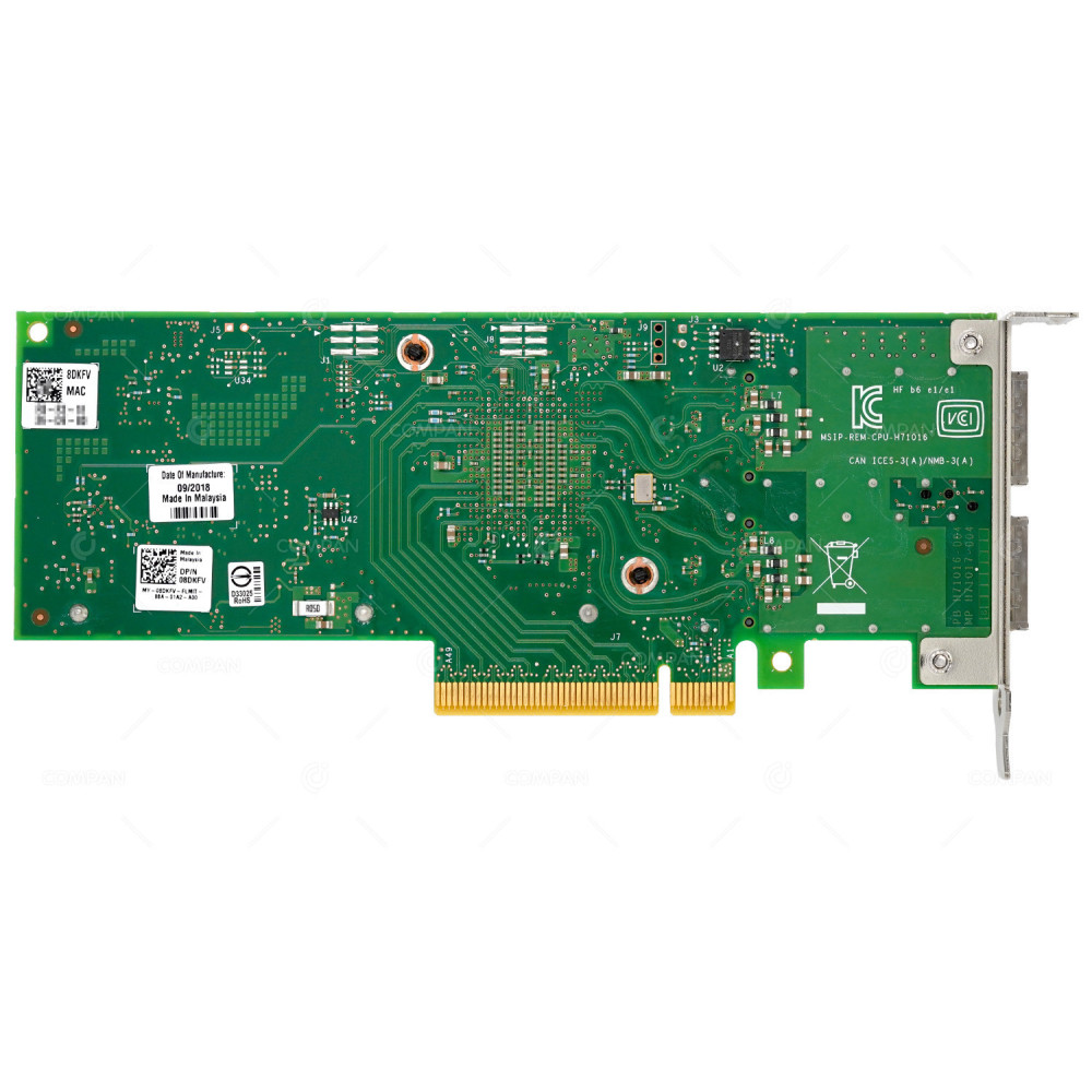 8DKFV LP  DELL 40G DUAL PORT QSFP+ NETWORK ADAPTER LOW PROFILE