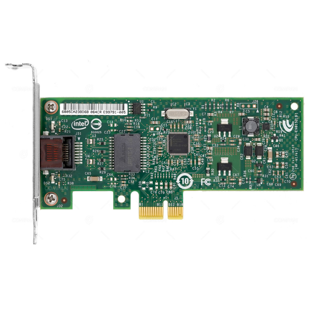 E1G31CTG1P20  INTEL CT2 PCI-E SINGLE PORT 1GB RJ-45 DESKTOP ADAPTER
