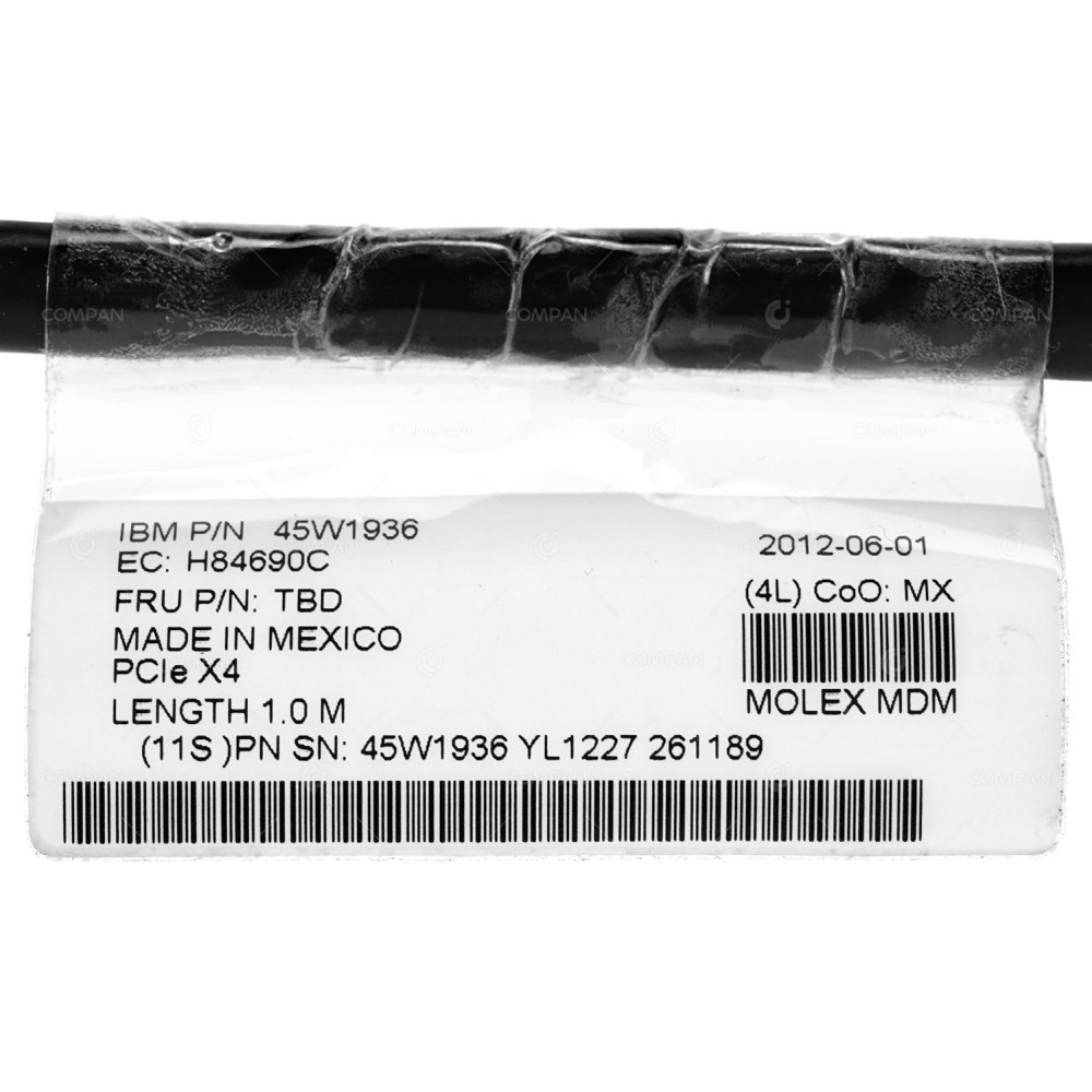 45W1936 IBM PCIE X4 CABLE 1M