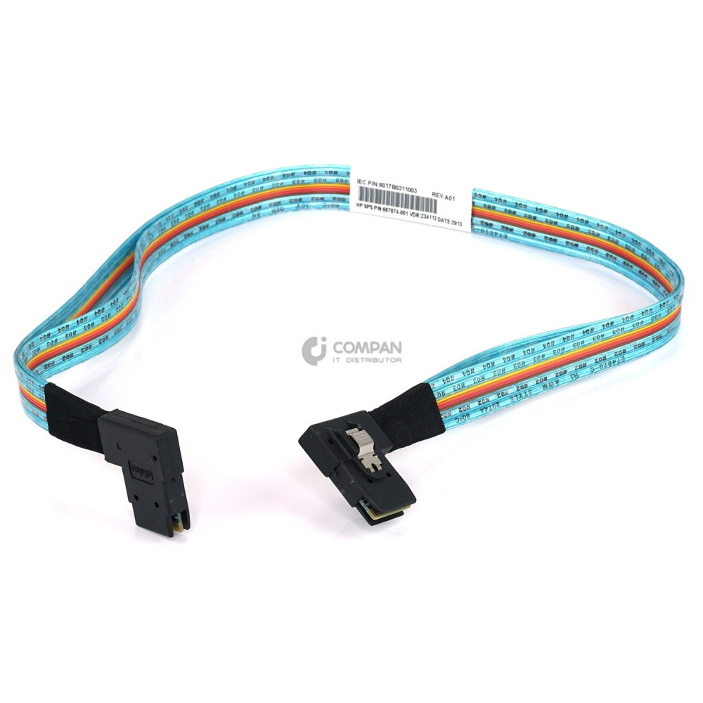 667874-001 HP MINI-SAS 18 HDD DATA CABLE FOR HP PROLIANT DL360P G8