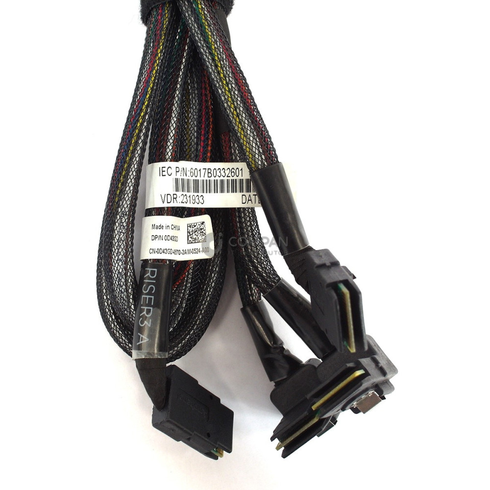 D43GD DELL POWEREDGE R820 DUAL MINI SAS CABLE