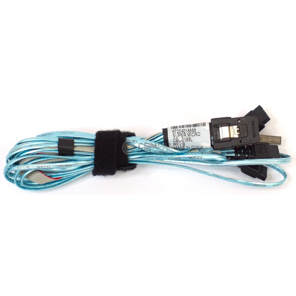 CBL-0188L SUPERMICRO IPASS TO 4X SATA INTERNAL CABLE
