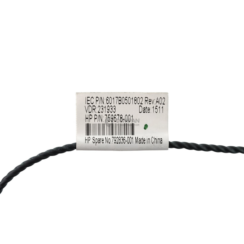 792836-001 HP PCI TO CONTROLLER 3-PIN POWER CABLE 215MM FOR DL120 DL360 G9