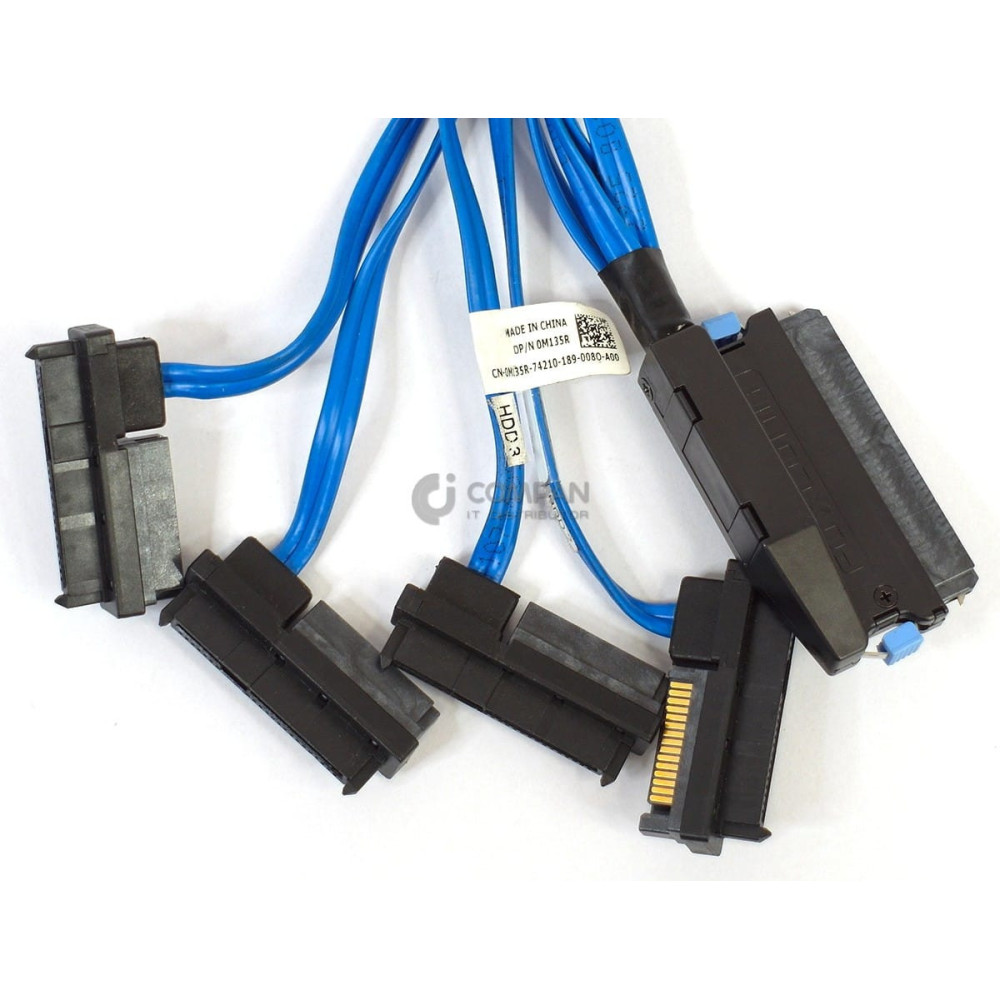 M135R DELL SAS TO 4X SATA HDD CABLE FOR PRECISION T7500 0M135R