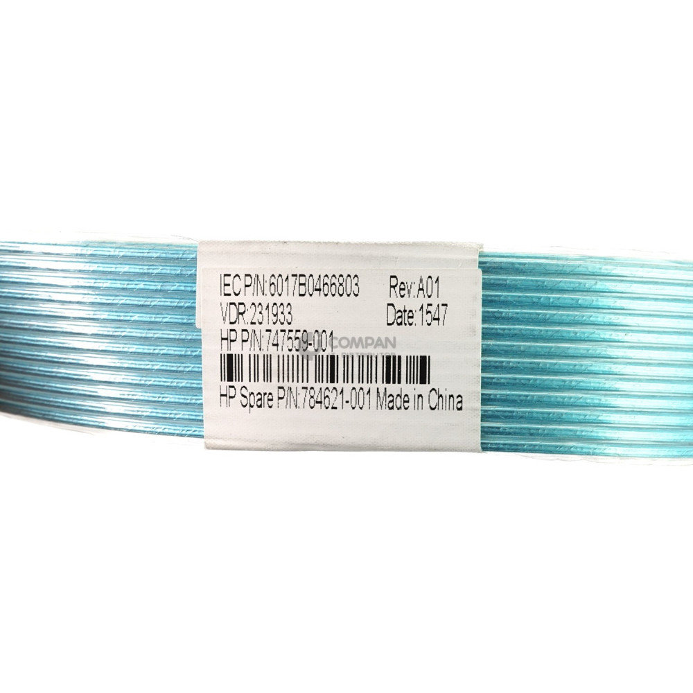 747559-001 HP WIDE MINI SAS TO 2X MINI SAS RIBBON CABLE FOR DL380 G9 784621-001