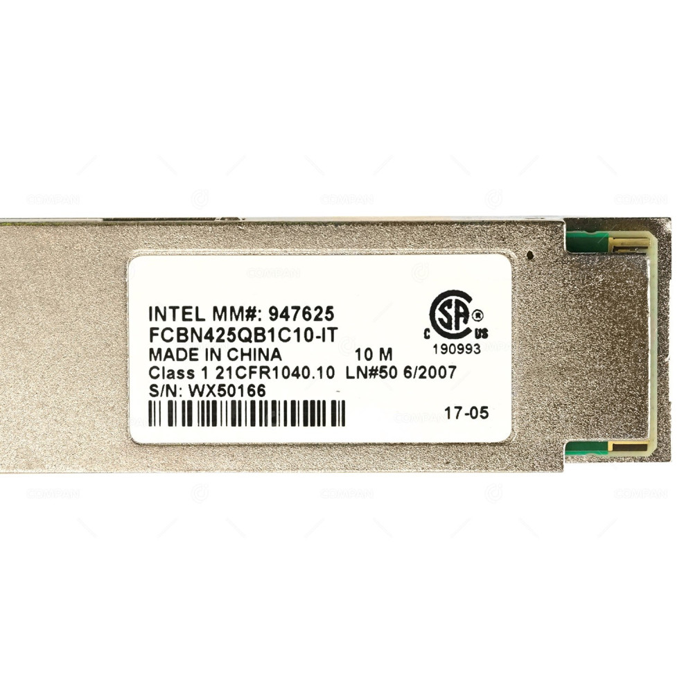 947625 INTEL QSFP28 100G ACTIVE OPTICAL CABLE 10M