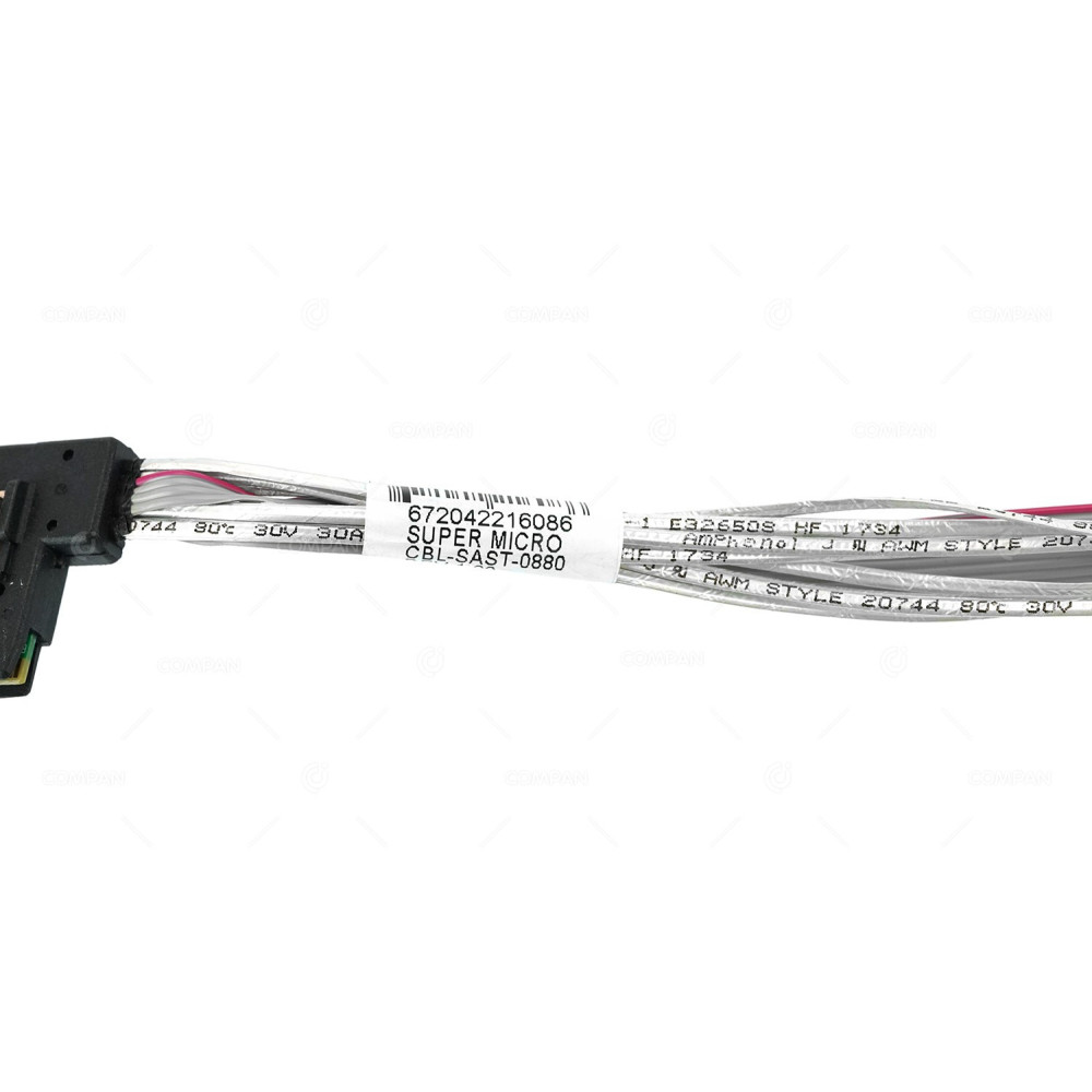 CBL-SAST-0880 SUPERMICRO MINI SAS TO 4X SATA INTERNAL CABLE 0.55M