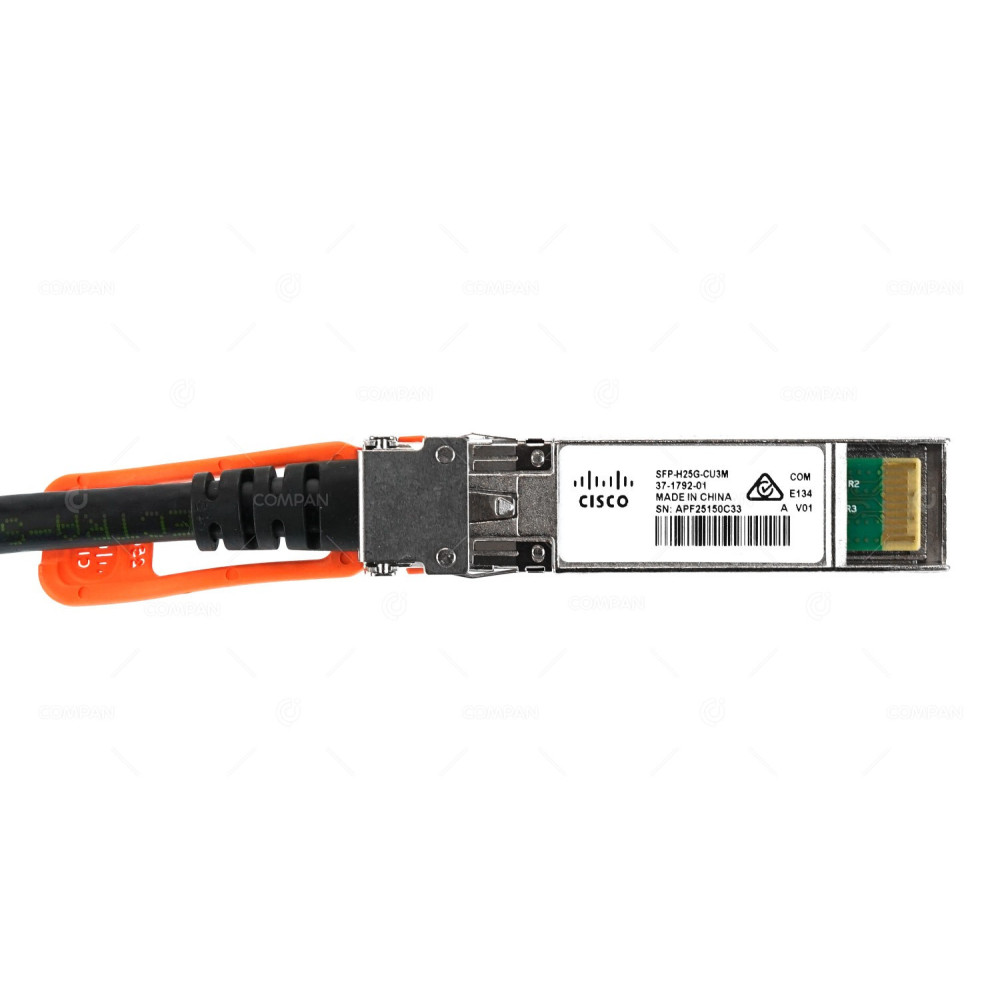 37-1792-01 CISCO 25G BASE-CU TWINAX SFP+ PASSIVE CABLE 3M SFP-H25G-CU3M, CMPQADLCAA