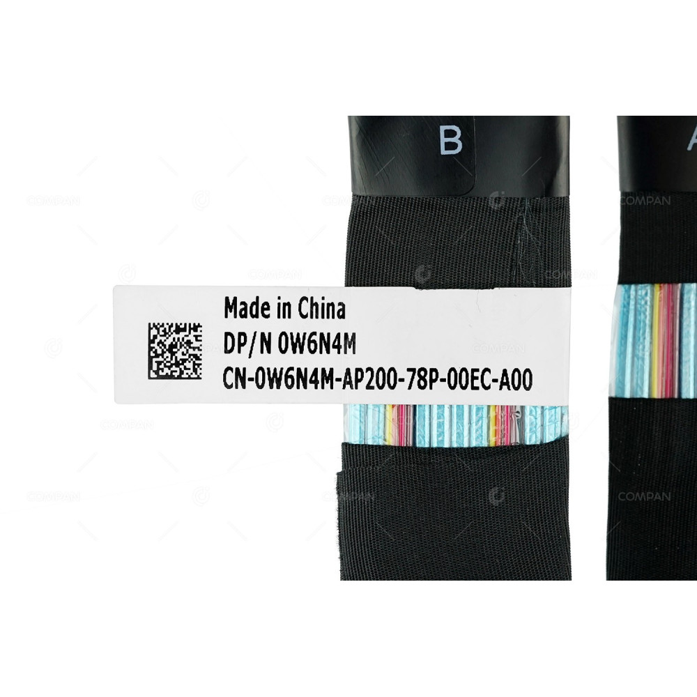 W6N4M DELL DUAL RIBBON EXTENDER CARD CABLE RSR1 24-BAY SAS SFF-8654 BP-A1 BP-B1 CONNECTS NVME BACKPLANE TO PCIE ADAPTER FOR POWEREDGE R640 R740 R740XD R940 G14 0W6N4M