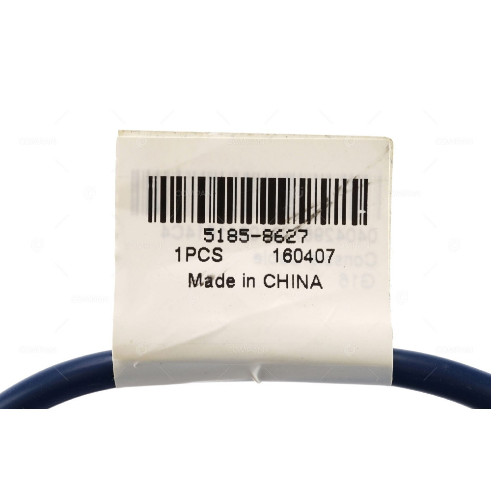 5185-8627 HP CISCO CONSOLE PORT G16 DB9 RS232 TO RJ45 CAT5 SERIAL CABLE 1.8M -