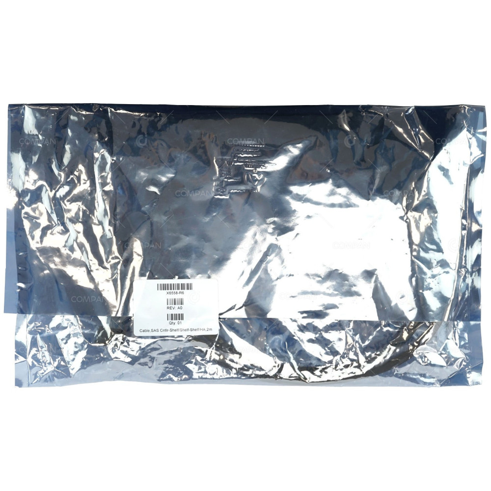 X6558-R6 NEW NETAPP QSFP TO QSFP EXTERNAL SAS CONTROLLER-SHELF SHELF-SHELF HA CABLE 2M NEW 112-00177 NEW