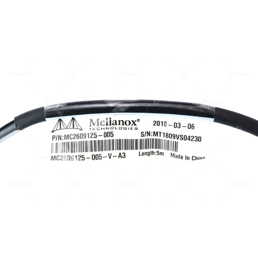 MC2609125-005 MELLANOX 40GBE QSFP TO 4X 10GBE SFP+ PASSIVE COPPER HYBRID CABLE 5M MC2609125-005-V-A3