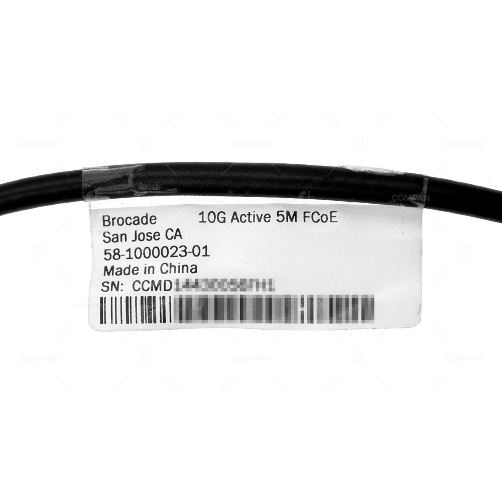 58-1000023-01 BROCADE SFP+ 10G ACTIVE FCOE DAC 5M CABLE FOR ISILON H400 SFP-10G-DAC-A5M-BRO