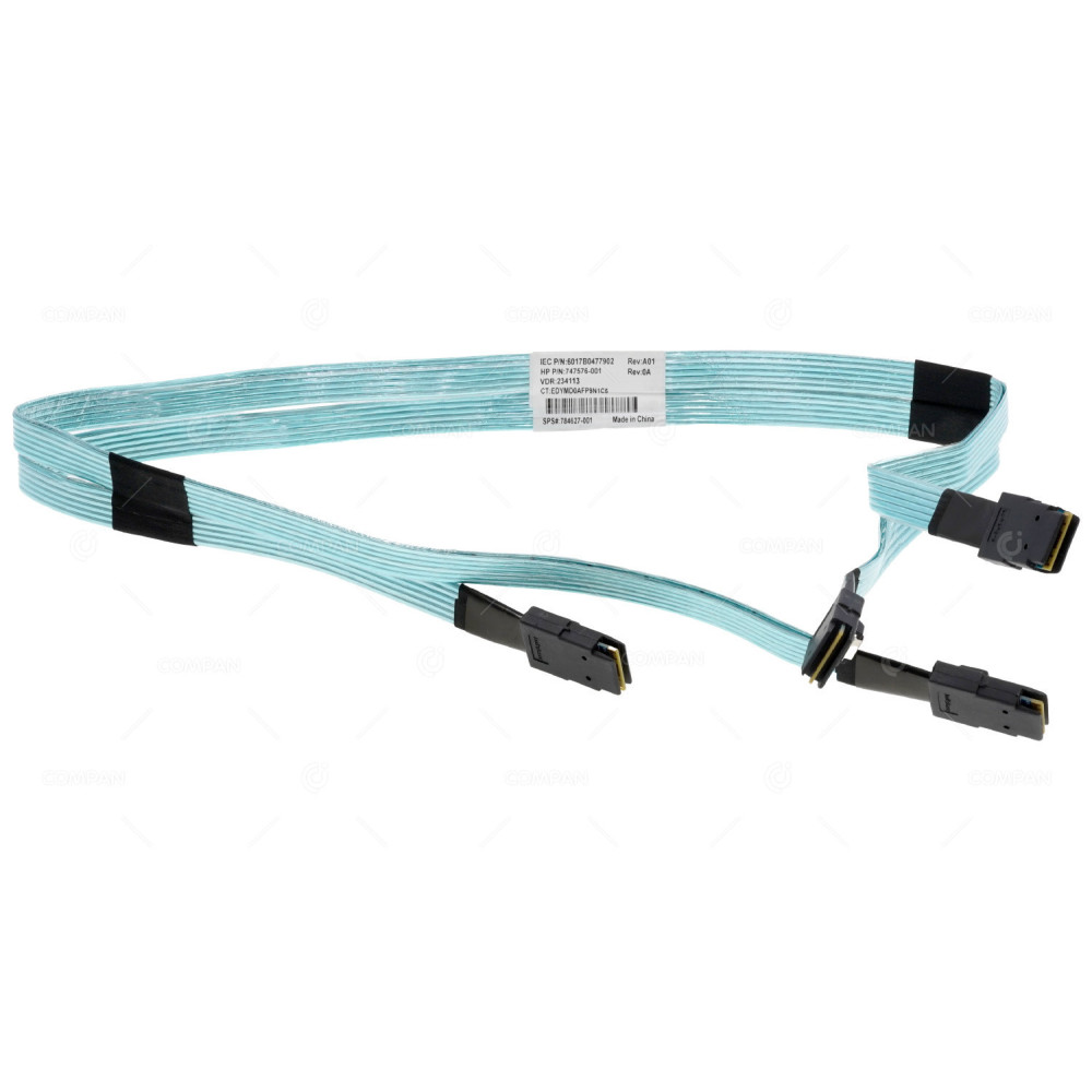 747576-001 HP DUAL MINI SAS 12LFF TO DUAL MINI SAS AROC PCI SAS CABLE FOR DL380 G9 784627-001, 6017B0477902, 6017B0477901