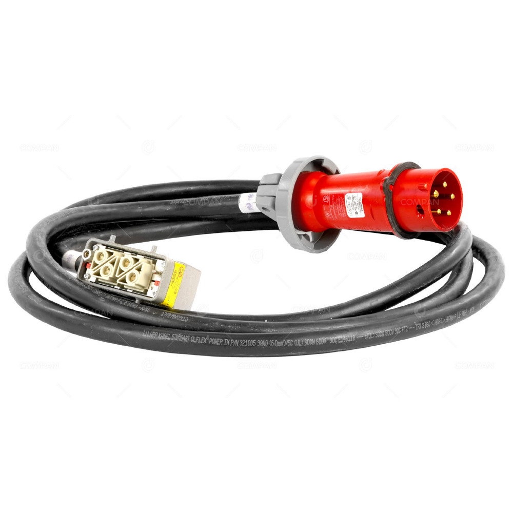 98Y8662 IBM FC 1086 POWER CORD THREE PHASE IEC 309 30A PLUG 4M -