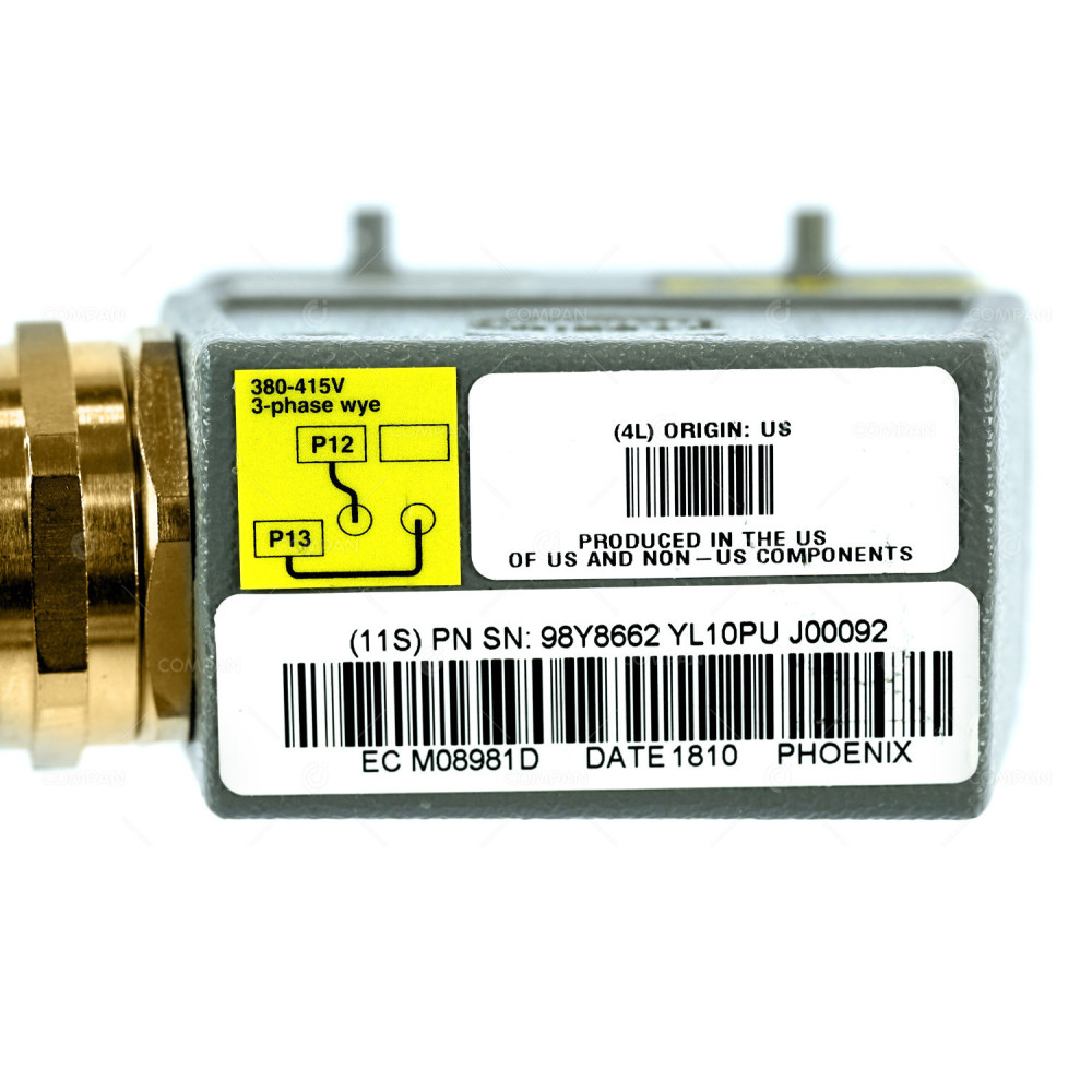 98Y8662 IBM FC 1086 POWER CORD THREE PHASE IEC 309 30A PLUG 4M -