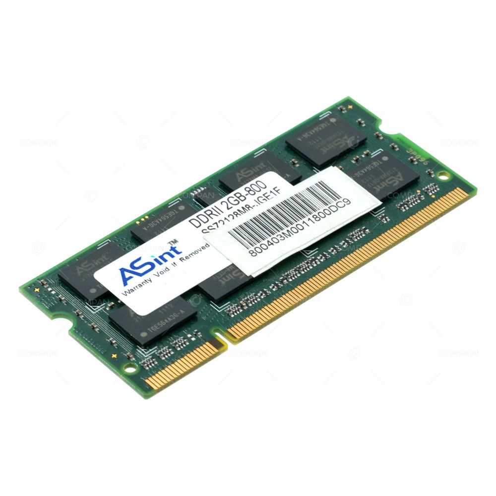 SSZ3128M8-JGE1F ASINT MEMORY 2GB PC2 6400 SODIMM DDR2 FOR LAPTOPS -